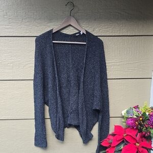 UO BDG Black Speckled Cocoon Cardigan M
